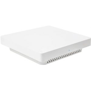 The Araknis Networks 700 Series Indoor Wireless-AC 1750 Access Point, a white, rectangular device with vent holes on the side, is shown on a plain background.
