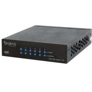 Araknis Networks 110 Series 5-port Unmanaged+ Gigabit Switch with Compact Design