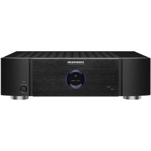 Marantz MM7025 2-Channel Power Amplifier with 140W per channel, high-current discrete circuitry, and sleek design for premium stereo and home theater systems