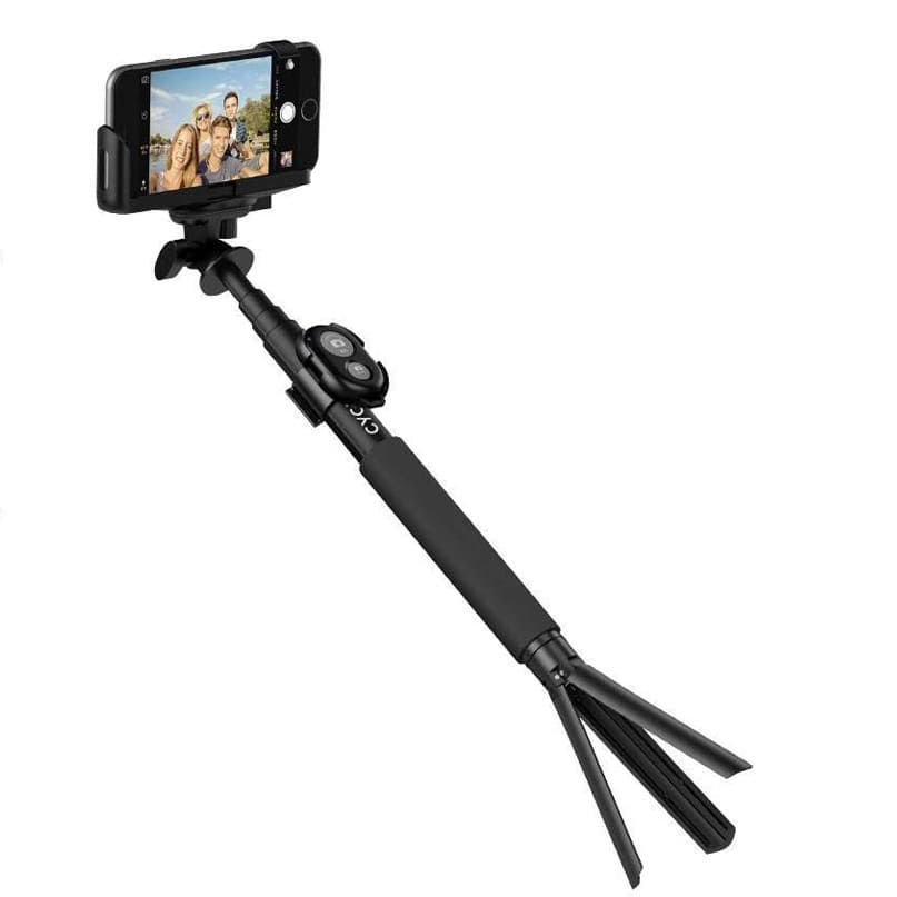 Cygnett Gostick Bluetooth Camera Selfie Stick &Amp; Tripod Cygnett gostick bluetooth camera selfie stick & tripod
