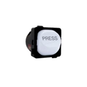 Kasta Hesperus Unison Switch Momentary Rocker Single Pole 16A 250VAC Marked PRESS
