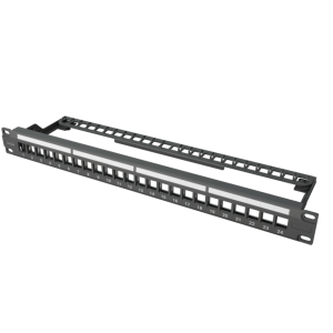 Kordz PRO Series Accessories – 1U 24-Port Keystone Patch Panel