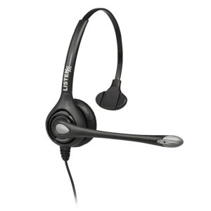 JANDS ListenTALK LA-452 Headset 2 – Single On-Ear with Noise-Cancelling Boom Mic