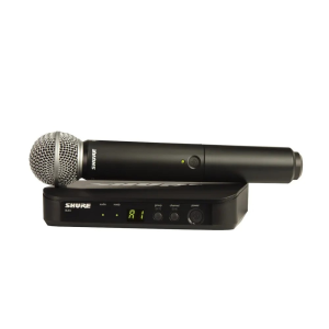 JANDS Shure BLX24/SM58 Wireless Handheld System with BLX2 Transmitter and BLX4 Receiver (614–638MHz)