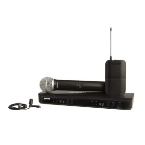JANDS BLX Wireless Dual Mic System – BLX1 CVL Lavalier & BLX2/PG58 Handheld with BLX88 Receiver (662–686 MHz)