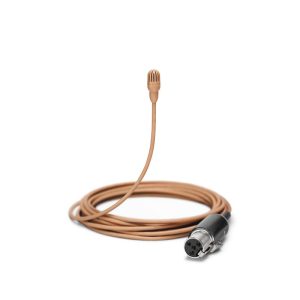 JANDS TL47 TwinPlex Lavalier Microphone Omnidirectional Condenser – Low Sensitivity, MTQG Connector, Cocoa