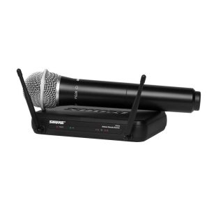 JANDS SVX Wireless Handheld Mic System SVX2 with PG28 Microphone and SVX4 Receiver – 558–570 MHz