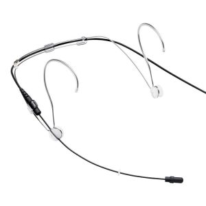 JANDS DuraPlex Omni Headset Mic Omnidirectional Condenser; Black; MTQG Conn