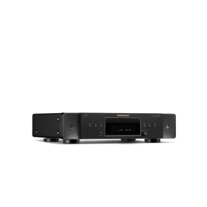 Black Marantz CD 70 audio CD player with front display panel, buttons, and disc tray, photographed against a plain white background.